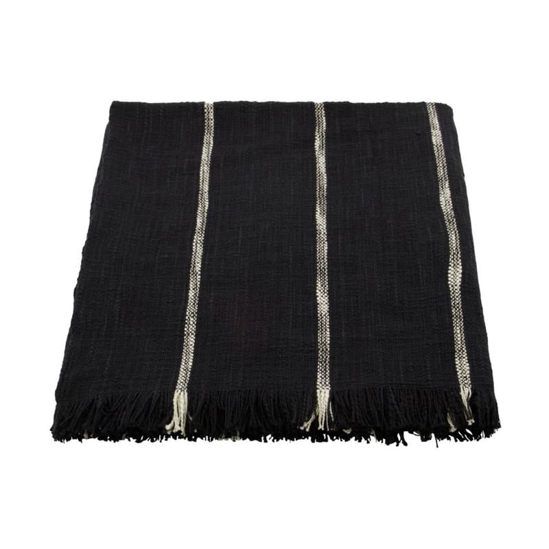 House Doctor Tuur bedspread 130x180 cm Black off-white