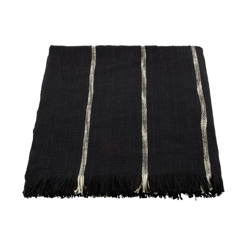 House Doctor Tuur bedspread 130x180 cm Black off-white