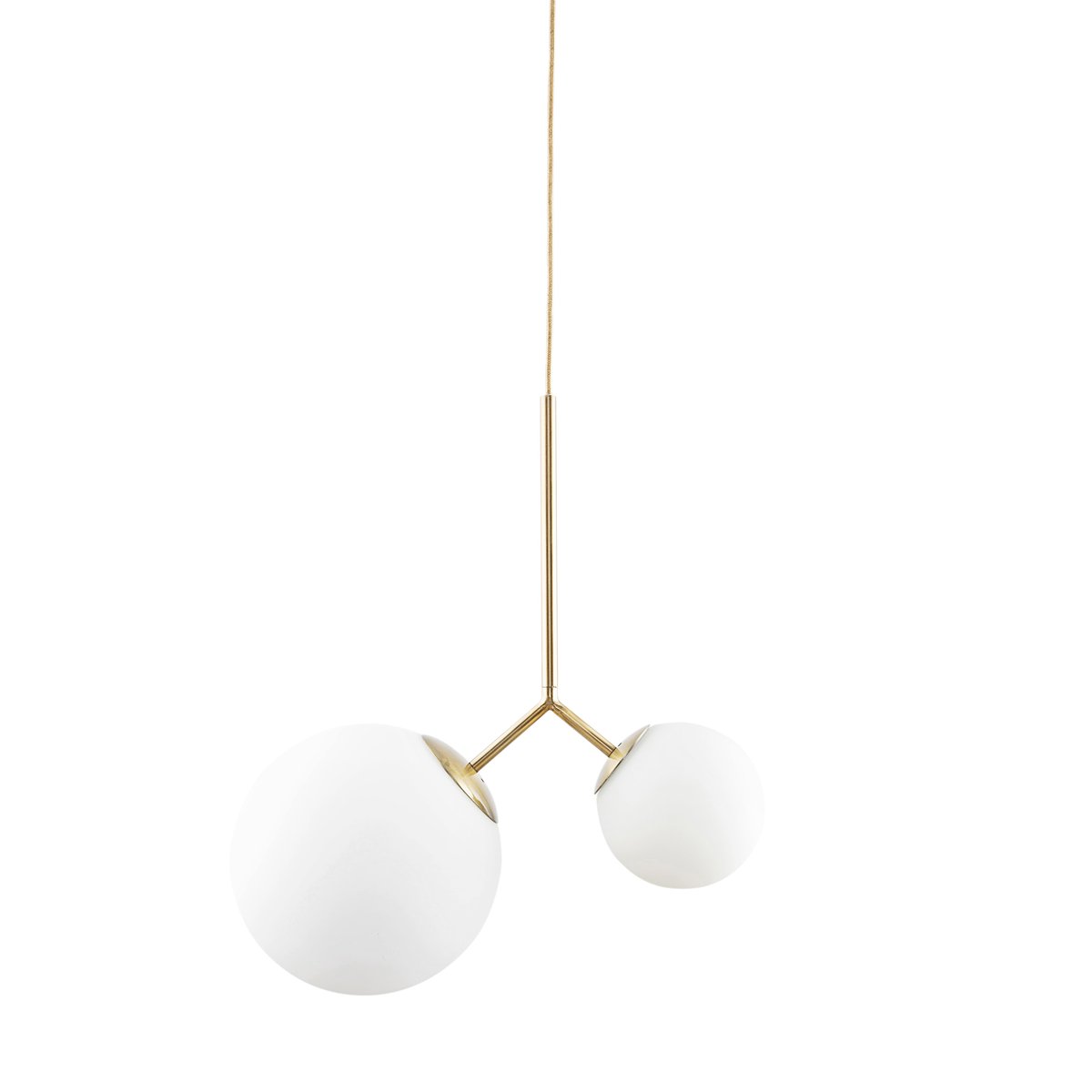 House Doctor Twice ceiling lamp opal glass | Scandinavian Design | Pendant lamps | White