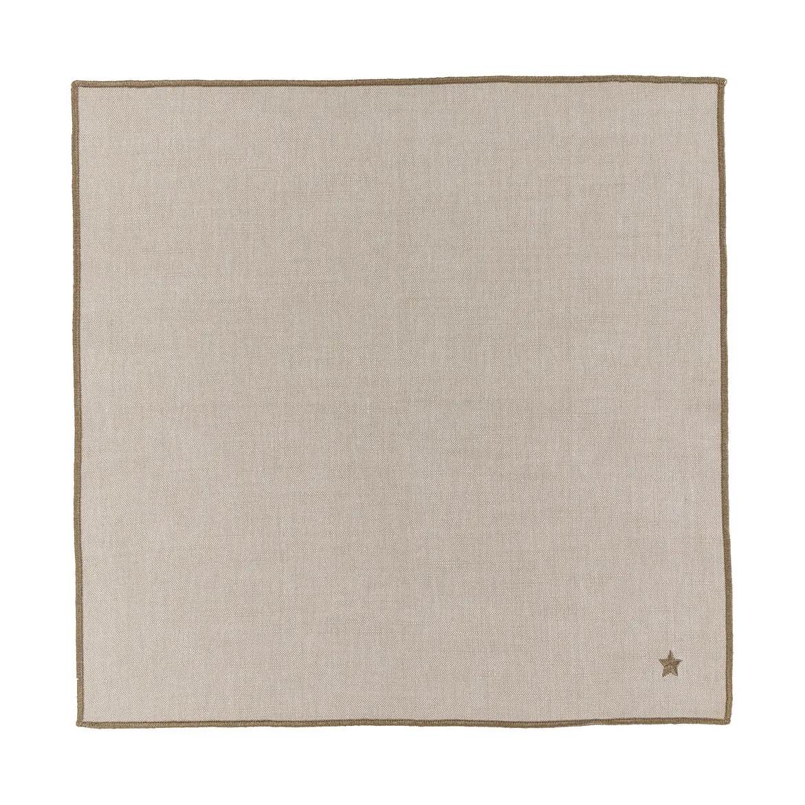 Twinkle fabric napkin 40x40 cm 4-pack, Taupe House Doctor