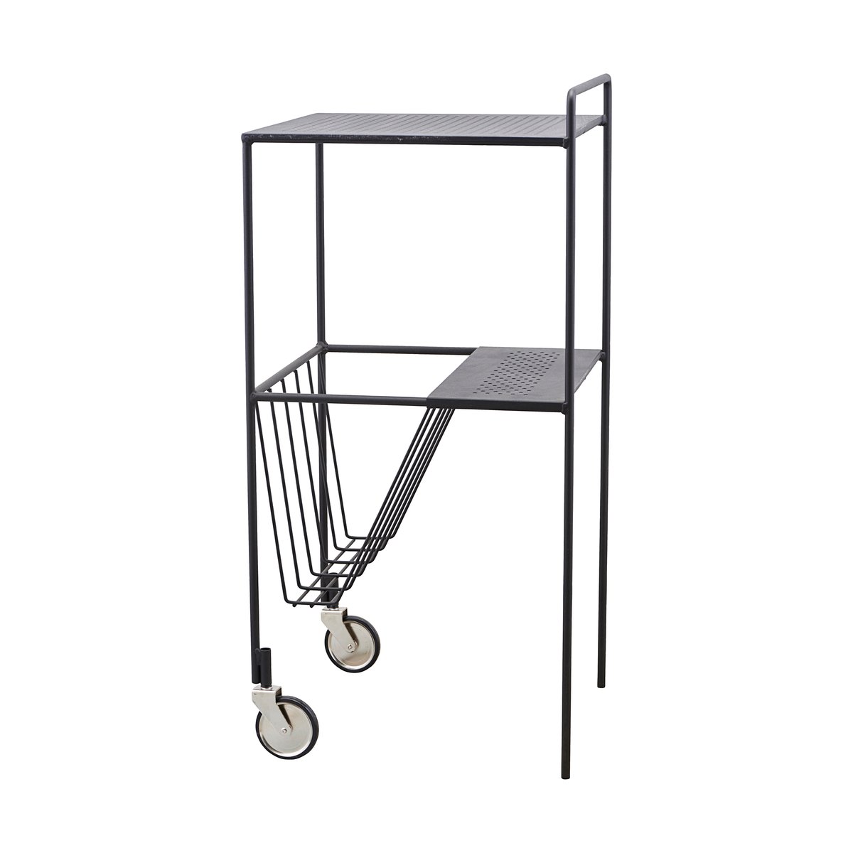 House Doctor Use trolley with wheels Black | Scandinavian Design | Serving trolleys | Black