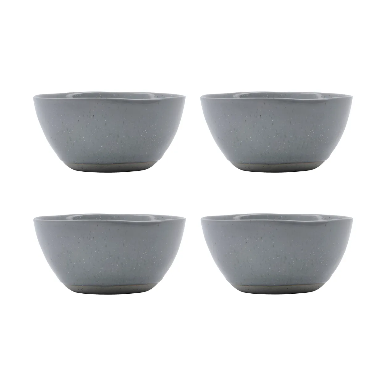 House Doctor Vida bowl 33 cl 4-pack Light blue | Scandinavian Design | Breakfast bowls | Blue