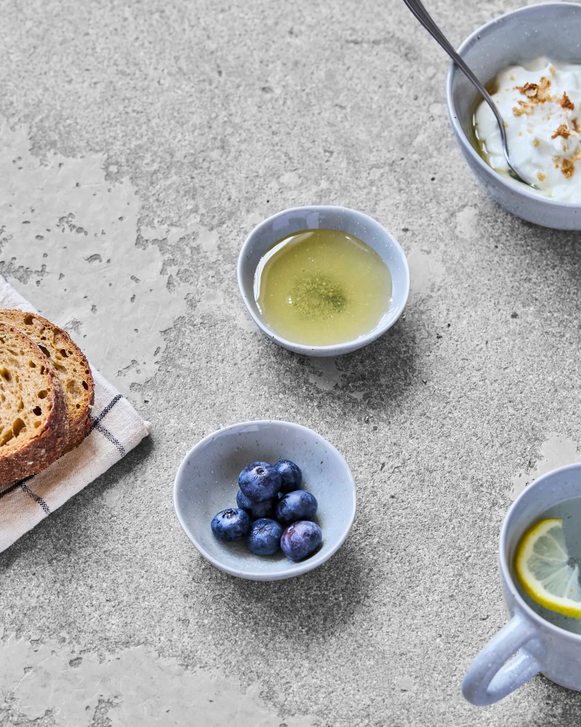 Vida bowl 6 cl 4-pack, Light blue House Doctor