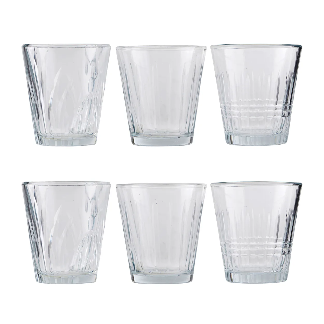 House Doctor Vintage drinks glass 6-pack 6- pack | Scandinavian Design | Drinking glasses & tumblers | Transparent
