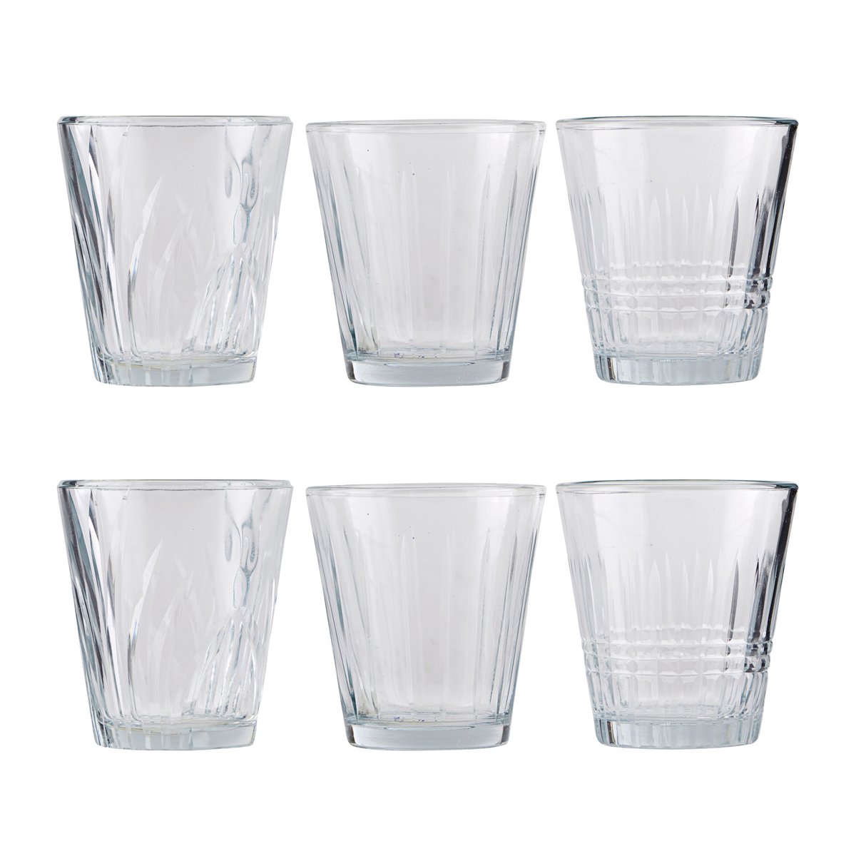 House Doctor Vintage drinks glass 6-pack 6- pack | Scandinavian Design | Drinking glasses & tumblers | Transparent
