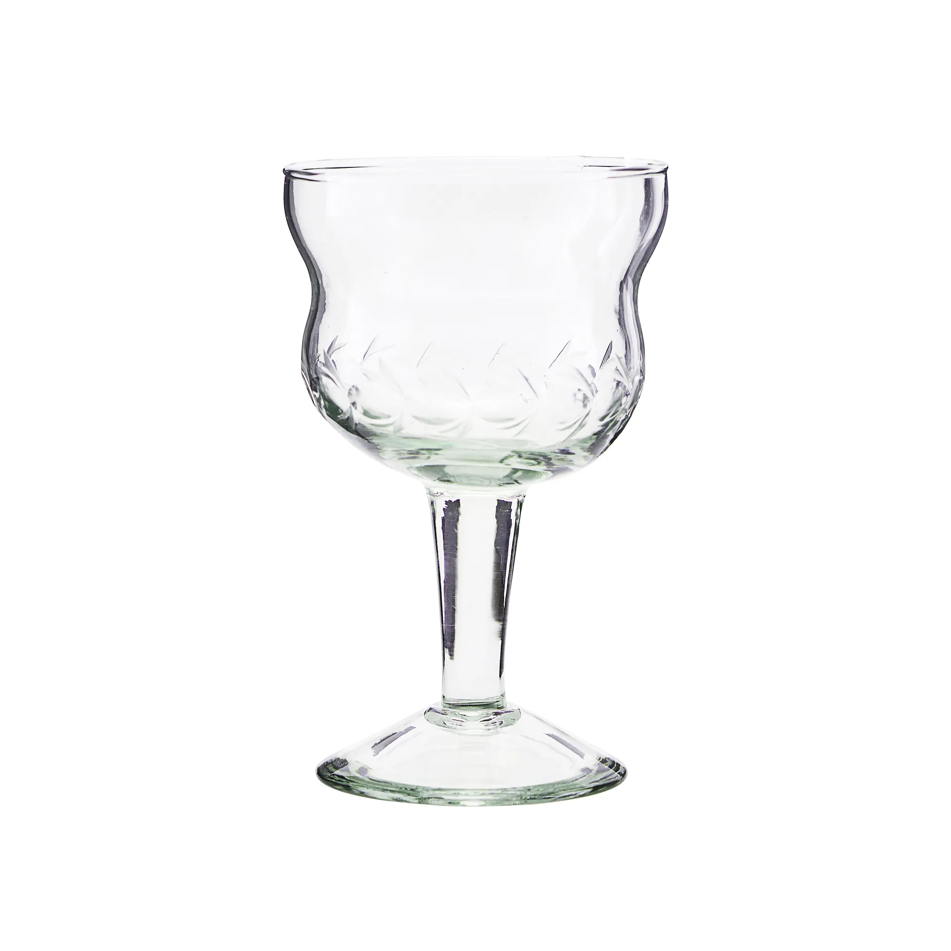 Vintage red wine glass, clear House Doctor