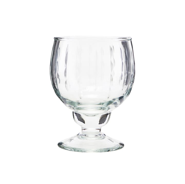 Vintage white wine glasss - clear - House Doctor