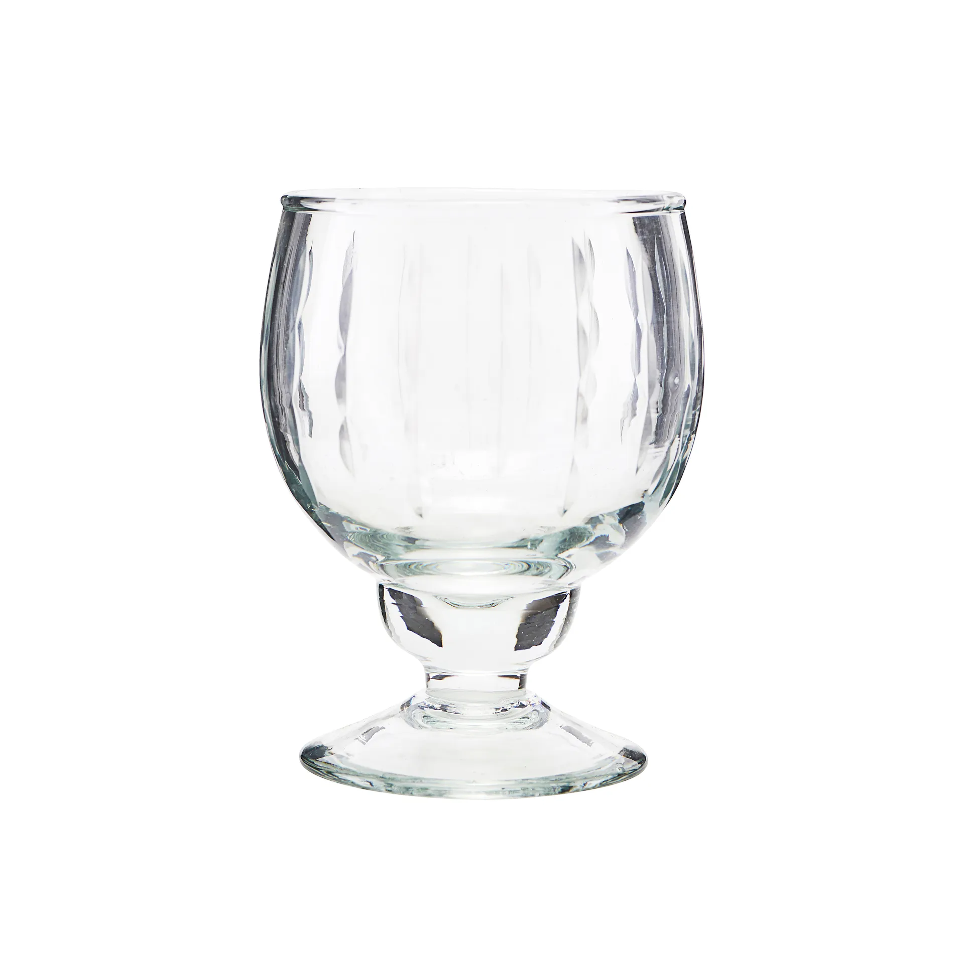 Vintage white wine glasss, clear House Doctor