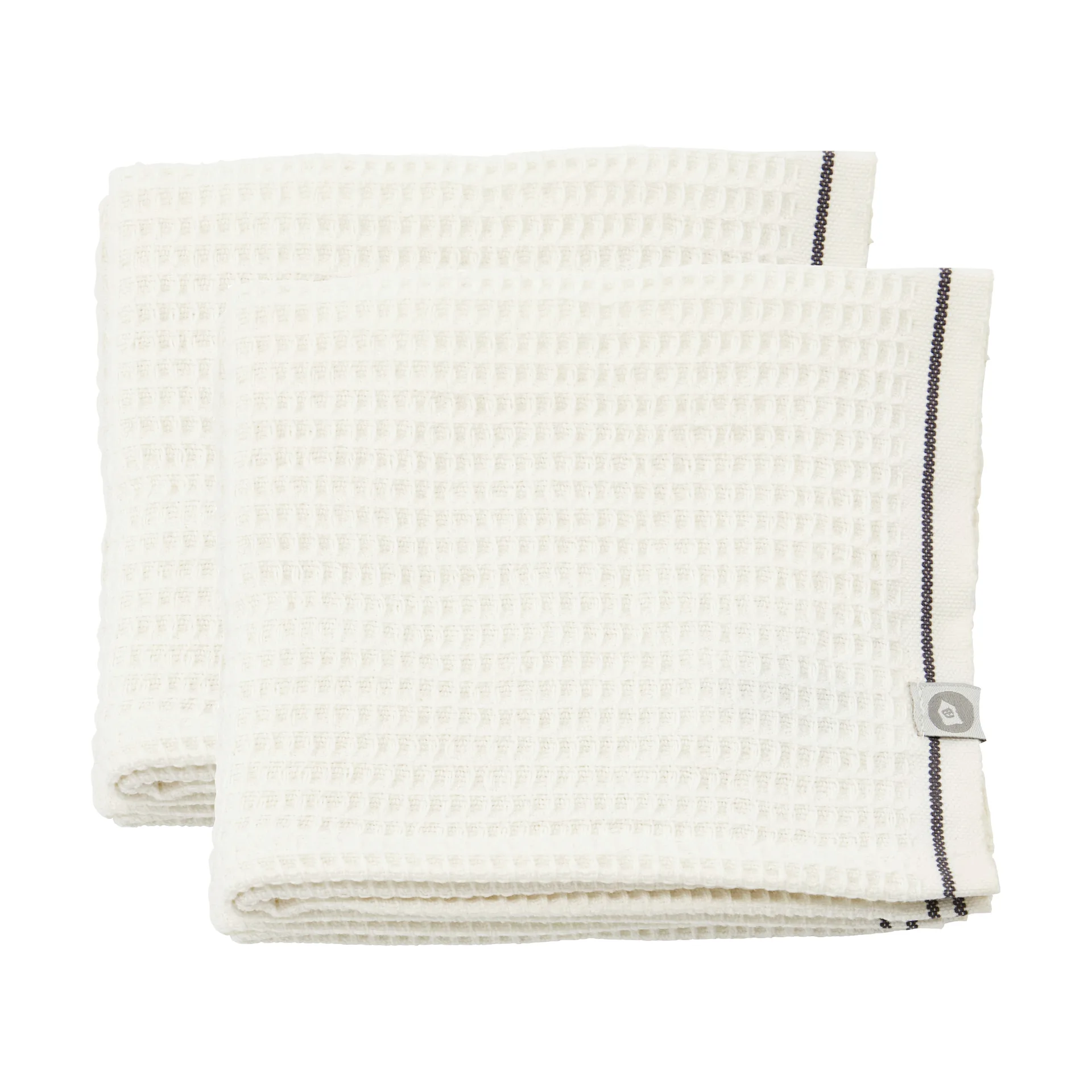 Waffle dishcloth 30x30 cm 2-pack, grey House Doctor