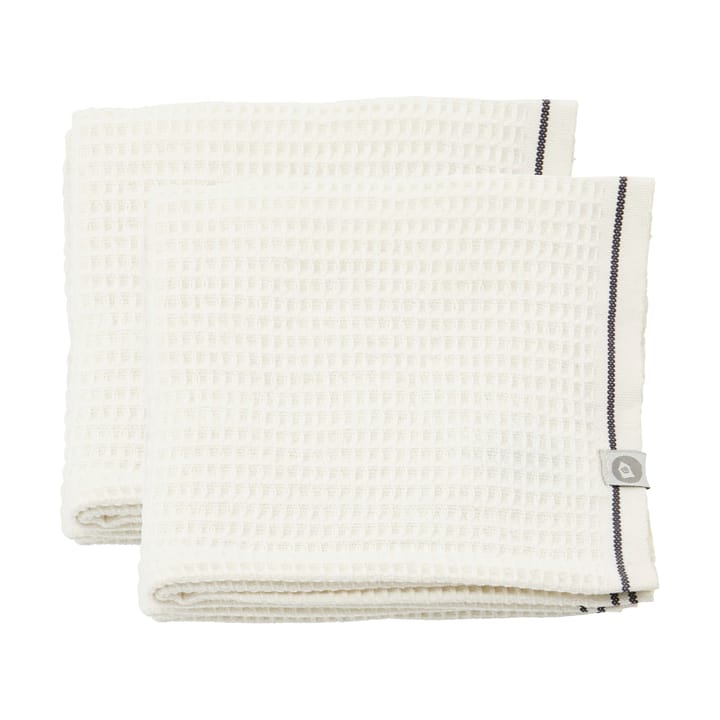 Waffle dishcloth 30x30 cm 2-pack - grey - House Doctor