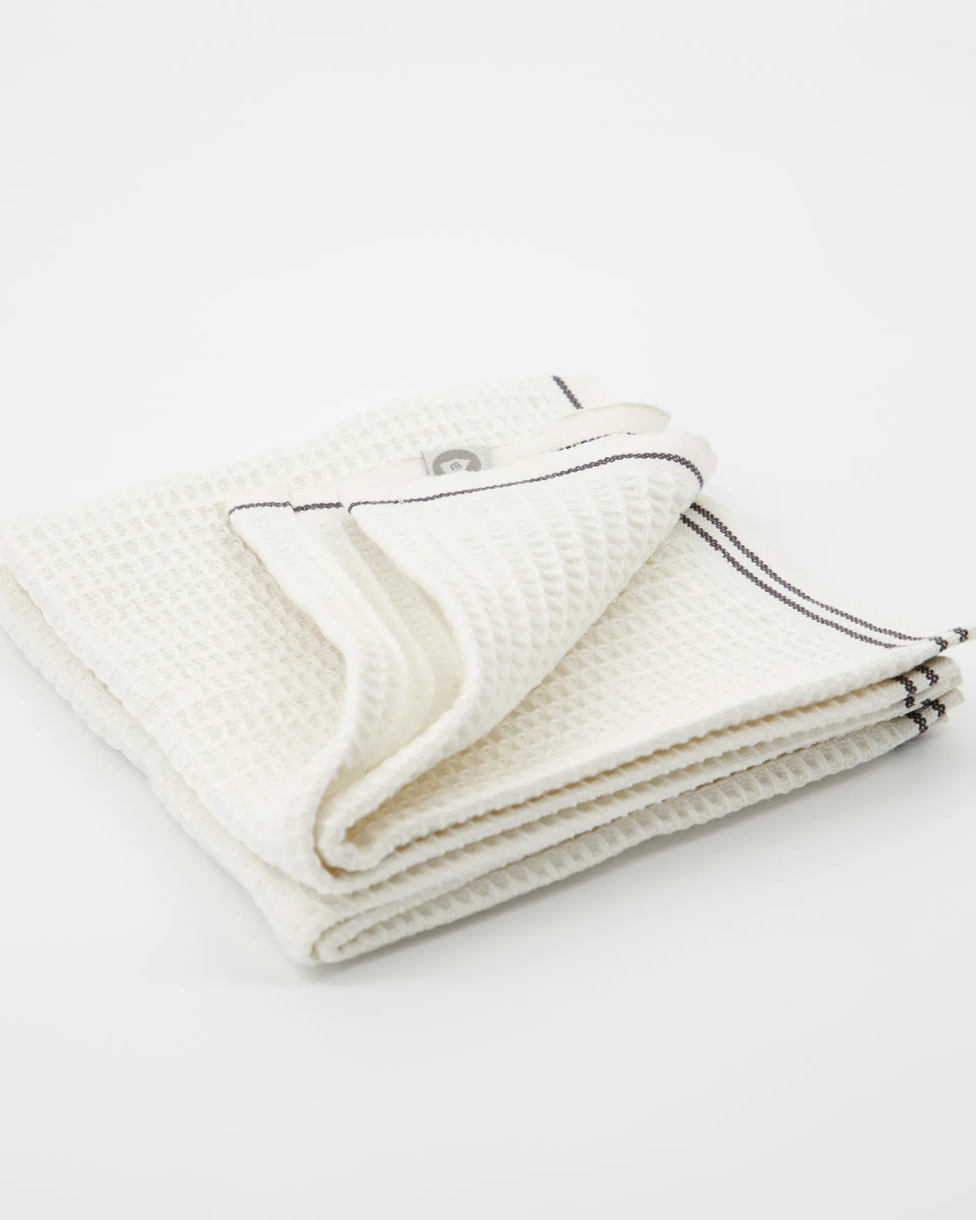 Waffle dishcloth 30x30 cm 2-pack, grey House Doctor