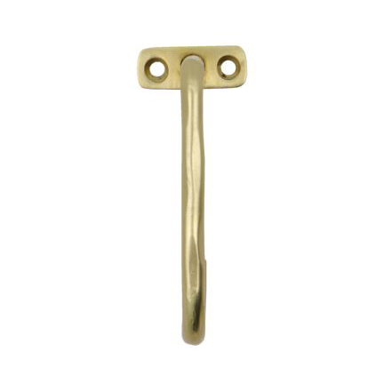 House Doctor Welo hook 10 cm Brushed brass | Scandinavian Design | Clothes hooks & hangers | Gold-coloured