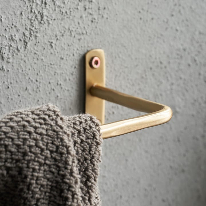 Welo towel rack 61,5 cm - Brushed brass - House Doctor