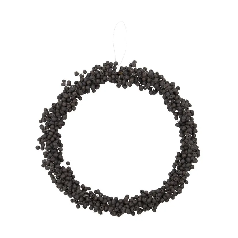 Winter wreath Ø23 cm, Black House Doctor