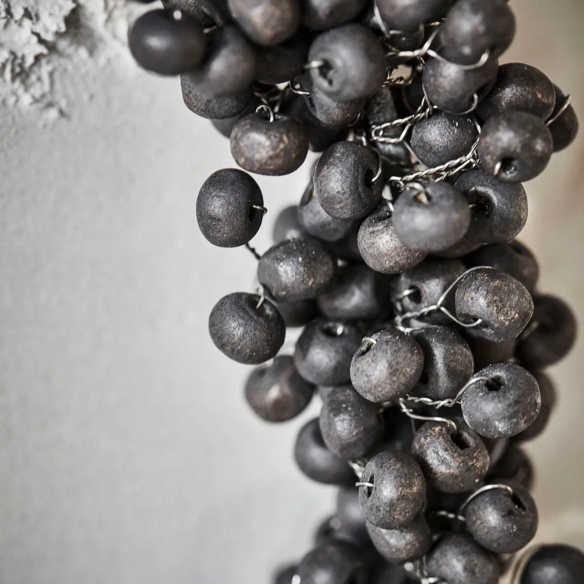 Winter wreath Ø23 cm, Black House Doctor