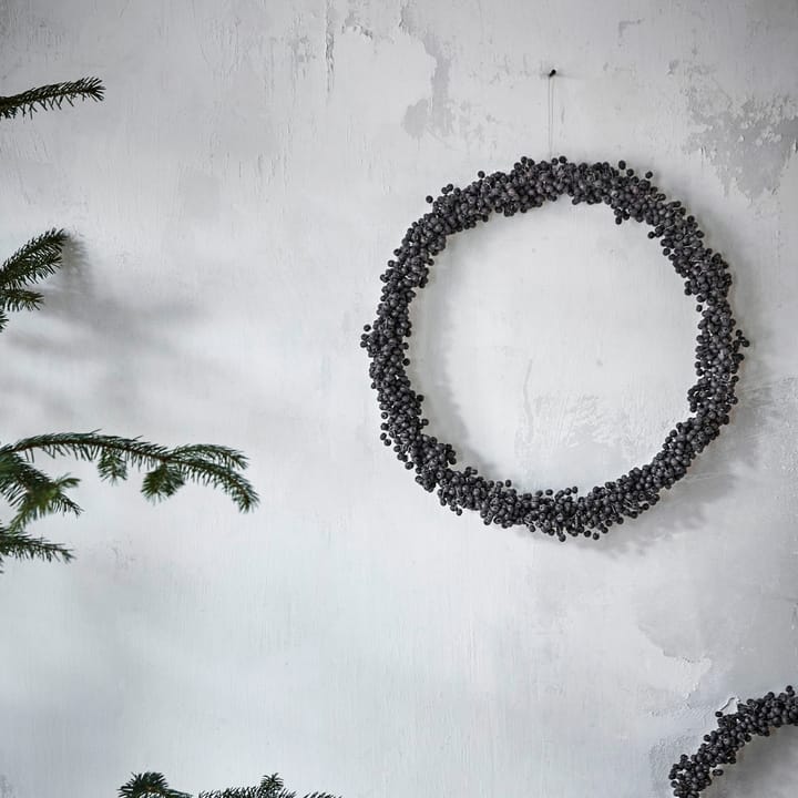 Winter wreath Ø33 cm, Black House Doctor