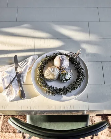 Winter wreath - Green, Ø23 cm - House Doctor