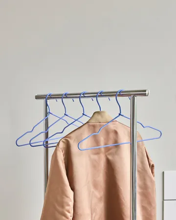 Wire hanger 6-pack - Blue - House Doctor