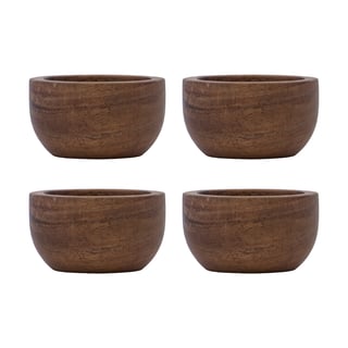 House Doctor Wood egg cup 4-pack Nature