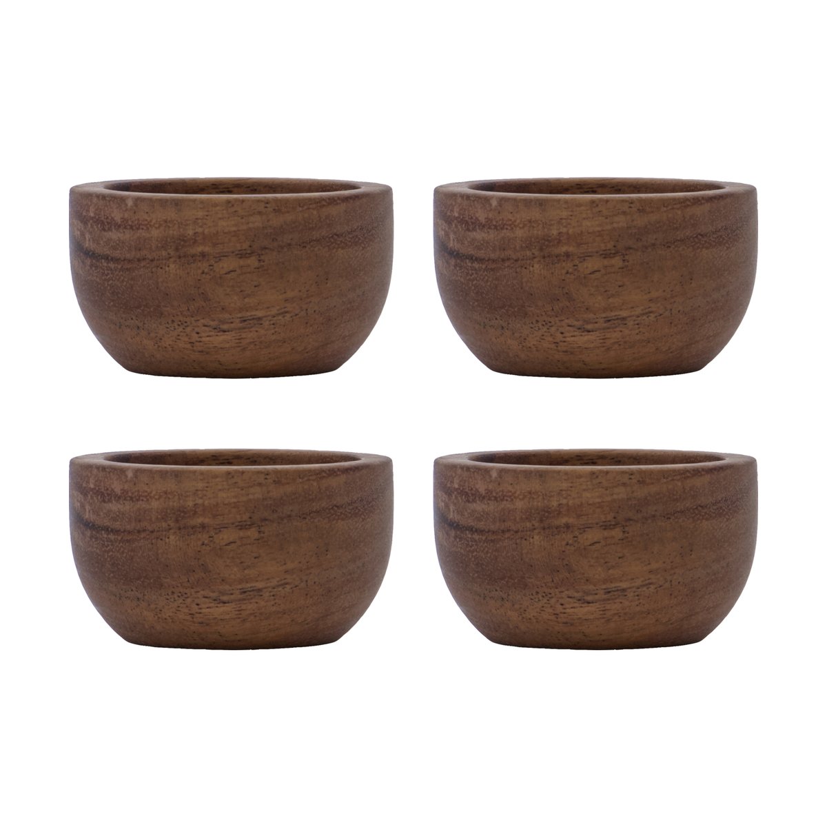 House Doctor Wood egg cup 4-pack Nature