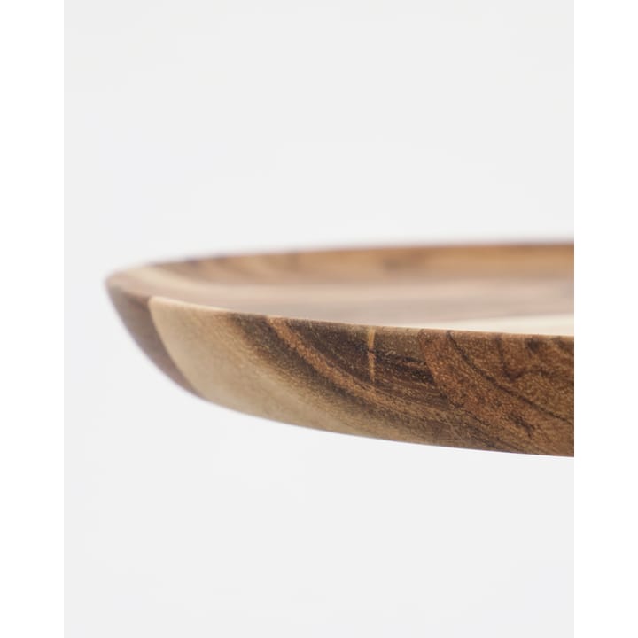 Wood tray Ø25 cm 2-pack, Nature House Doctor