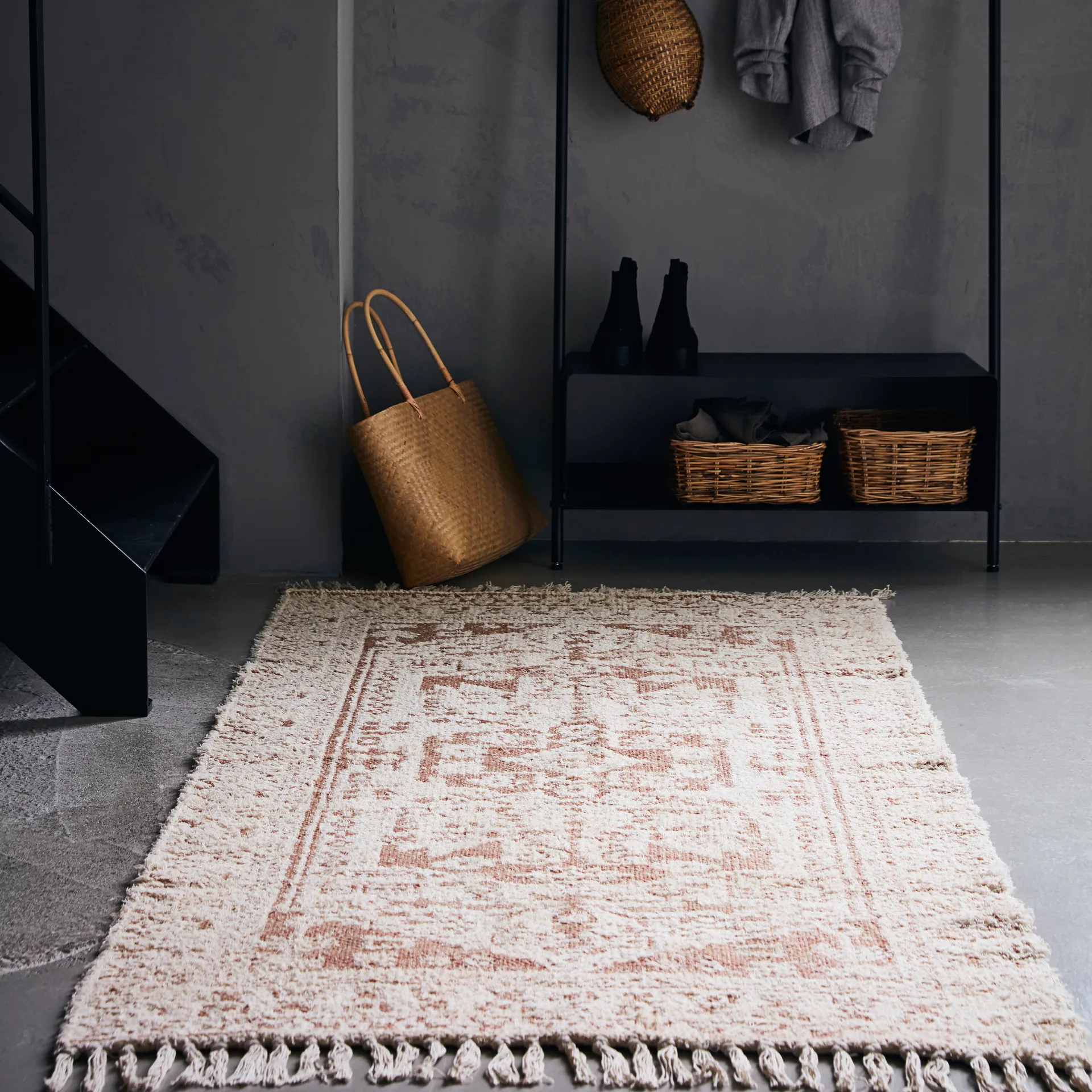 Wowe rug 90x200 cm, Beige House Doctor