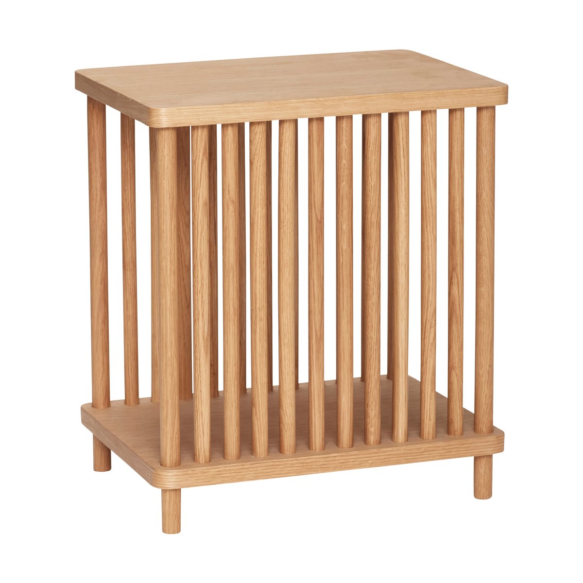 Hübsch Acorn magazine rack Oak | Scandinavian Design | Magazine racks | Beige