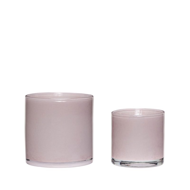 Hübsch Akin candle holder 2-pack Pink | Scandinavian Design | Tea light holders, lanterns & candle dishes | Pink