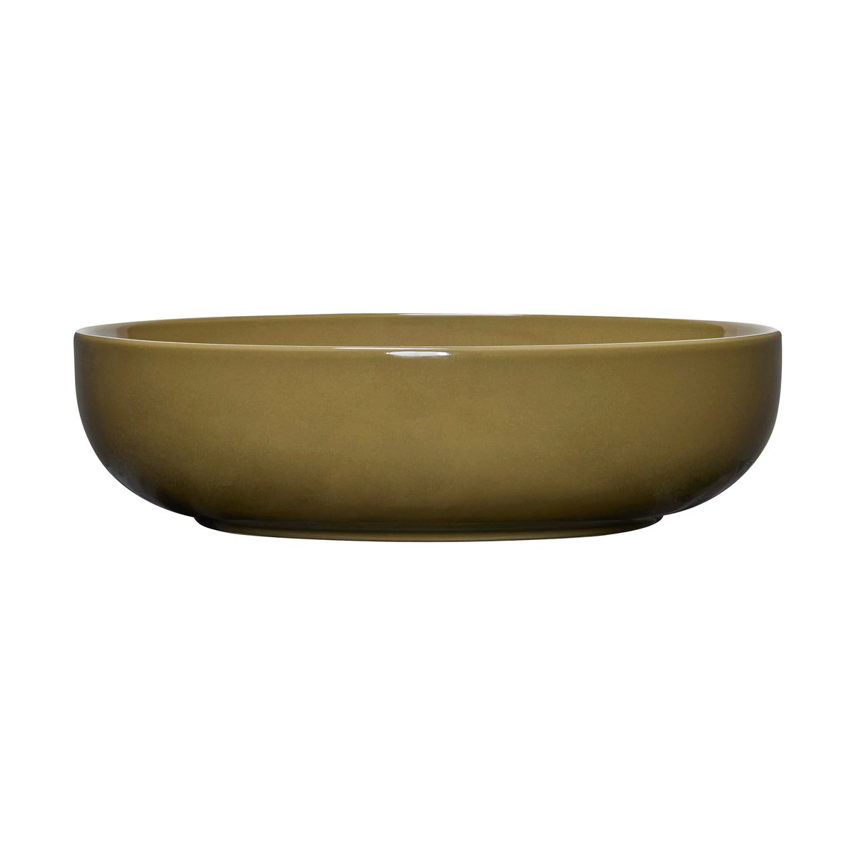 Hübsch Amare bowl medium Olive | Scandinavian Design | Serving bowls | Green