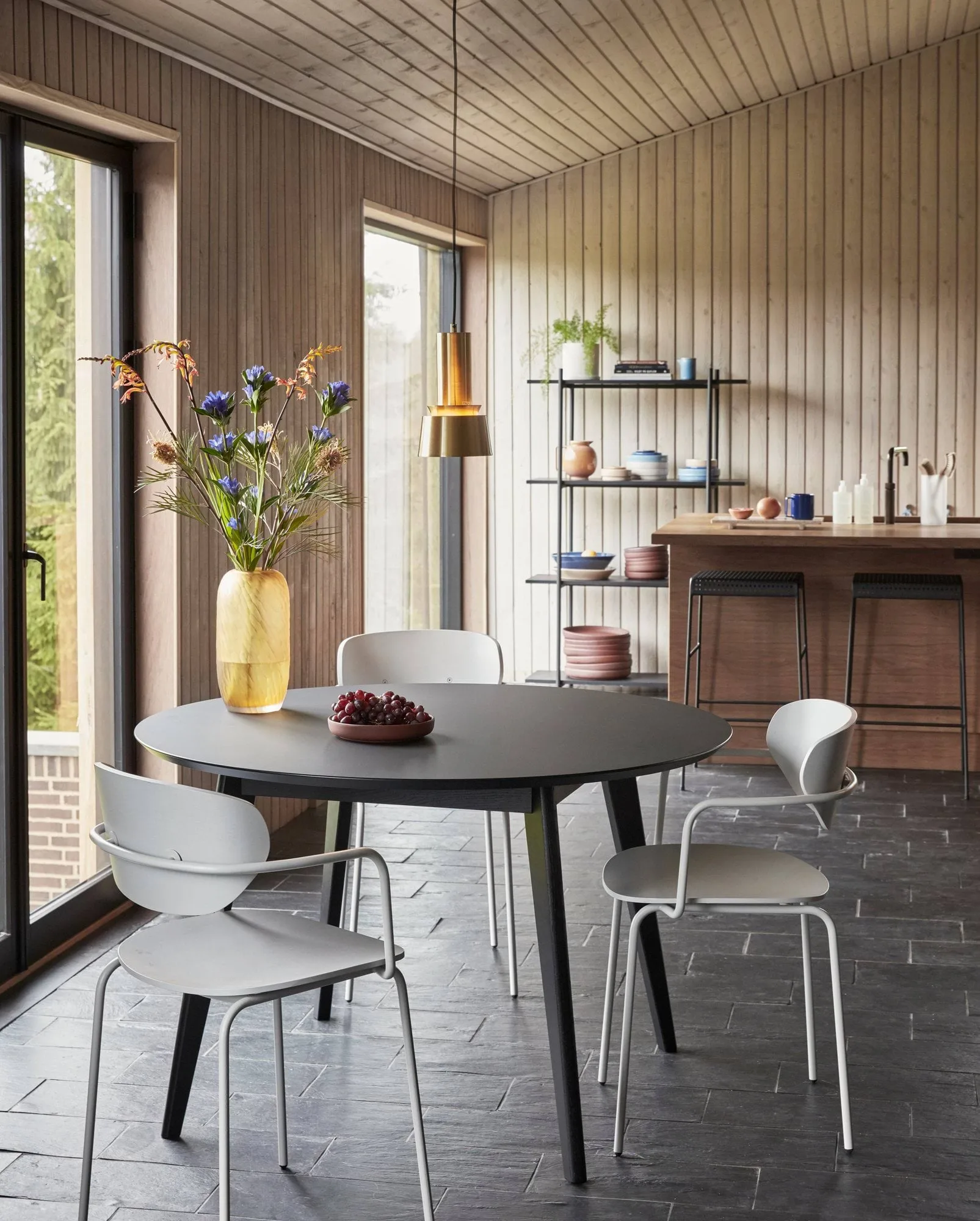 Arch chair, Light grey Hübsch Interior