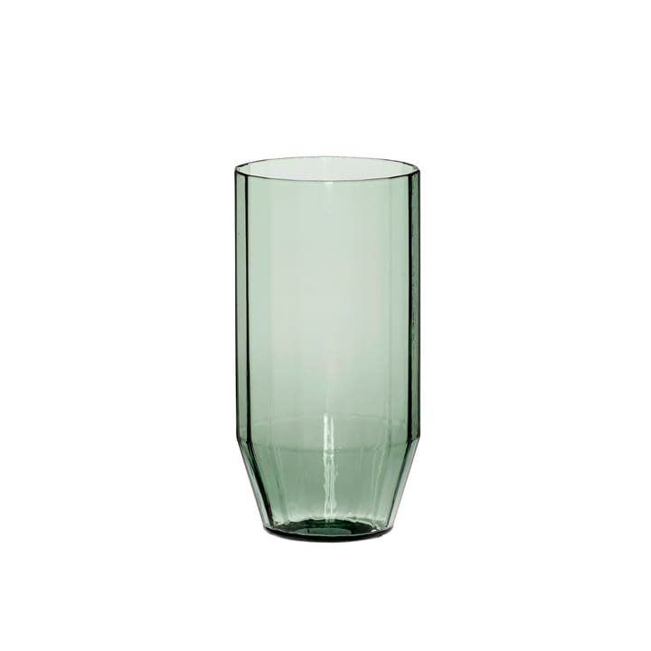Aster water glass 14 cm - Green - Hübsch