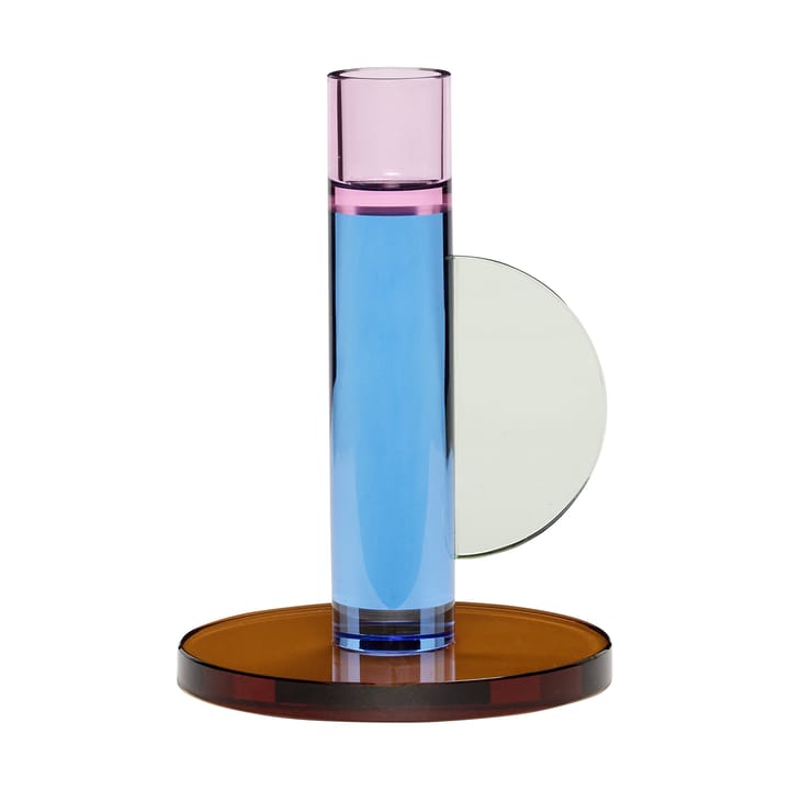Astro candleholder - Blue - Hübsch