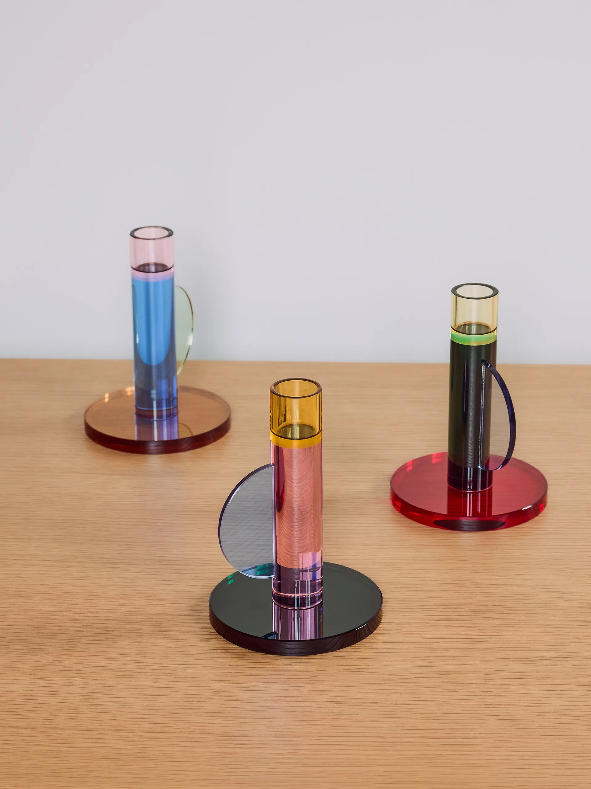 Astro candleholder, Blue Hübsch Interior