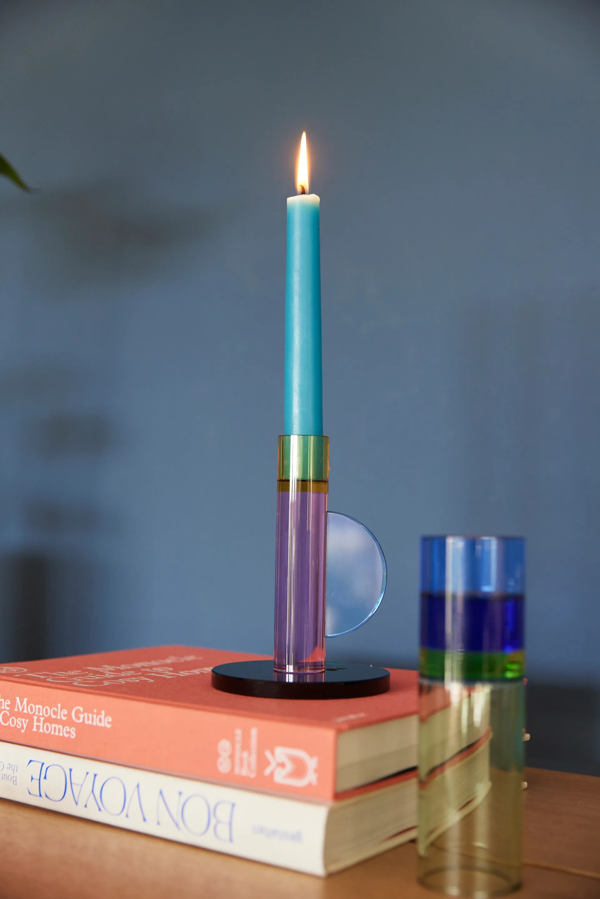 Astro candleholder, Pink Hübsch Interior