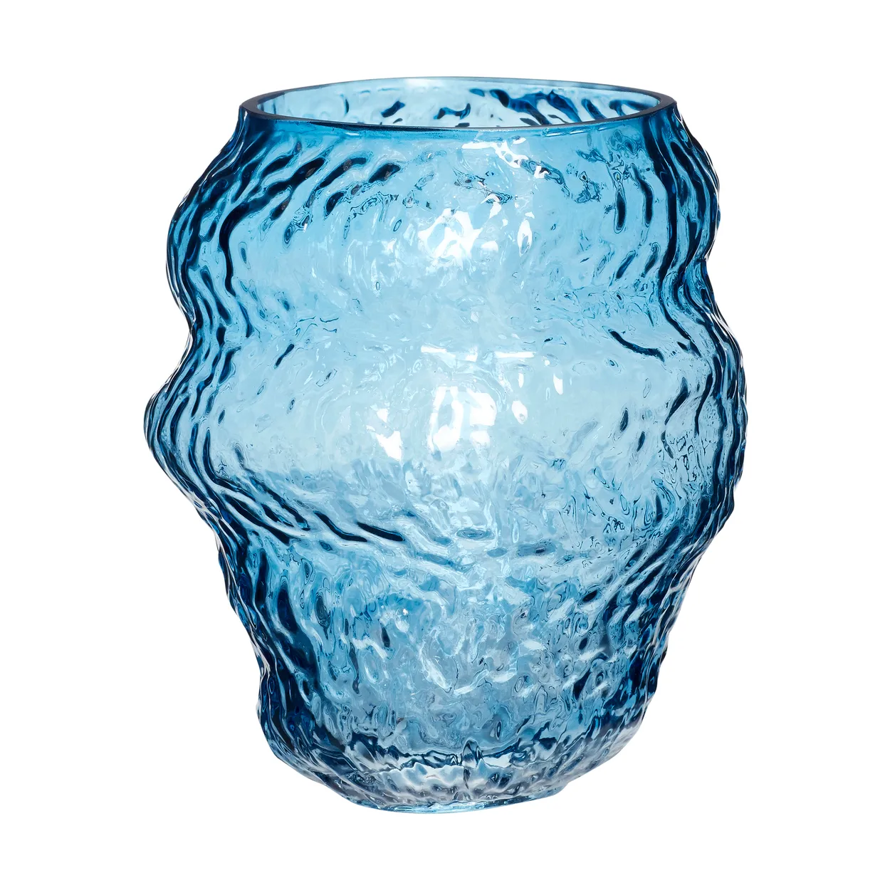 Hübsch Aurora vase Blue | Scandinavian Design | Vases | Blue
