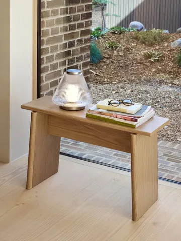 Baenk stool - Oak, 80x31x48 cm - Hübsch
