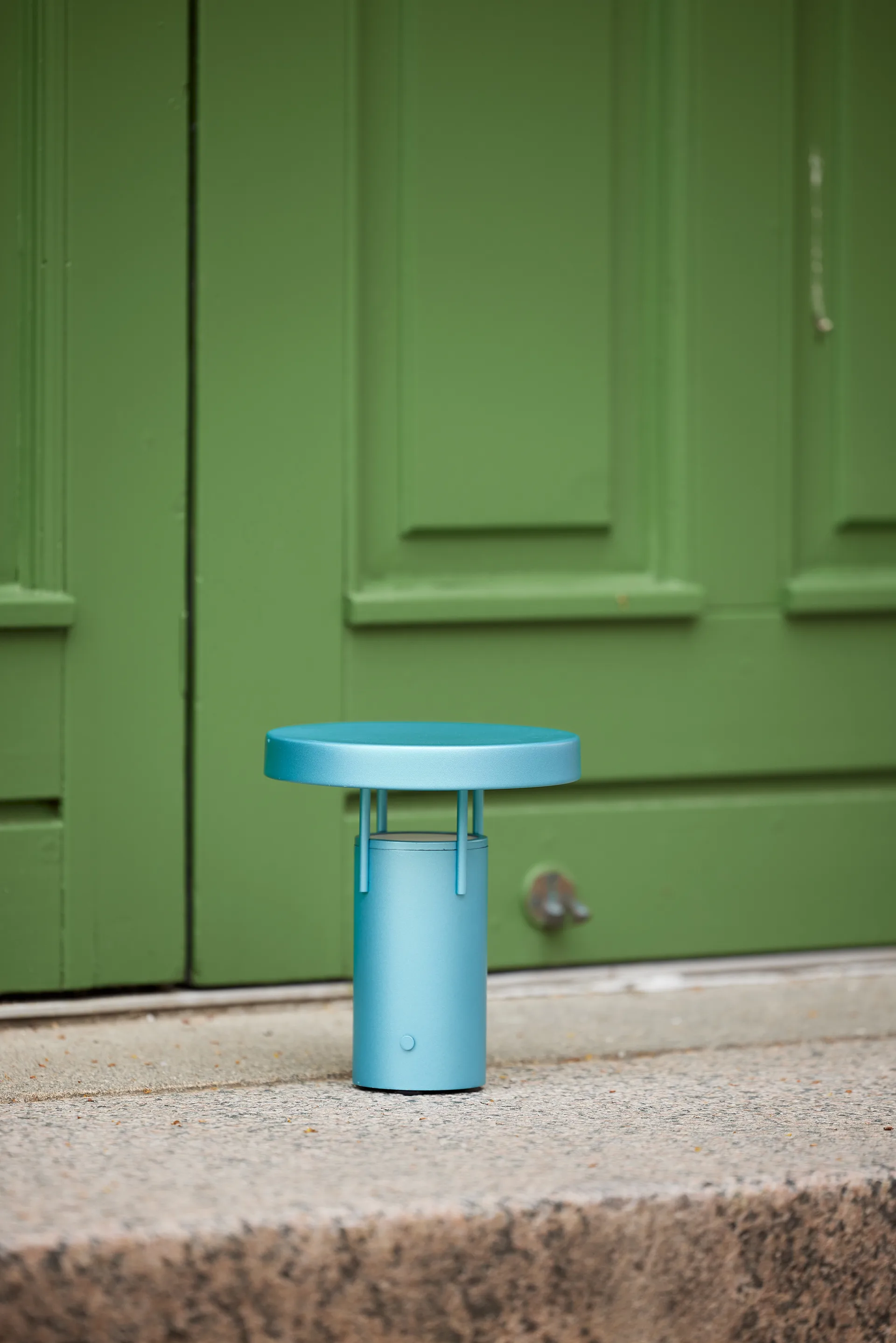 BringMe mini portable table lamp, Metallic turquoise Hübsch Interior
