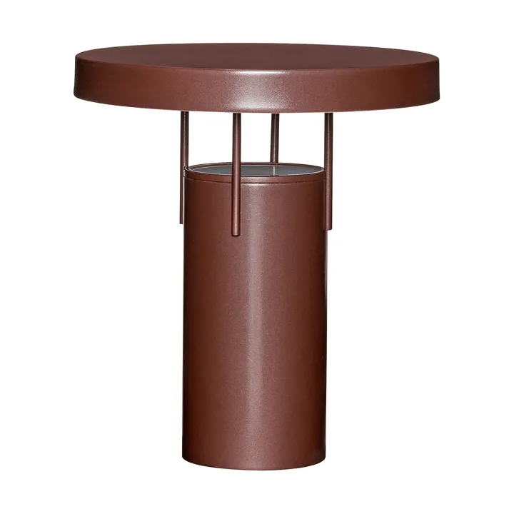 BringMe portable table lamp - Metallic burgundy, 28 cm - Hübsch