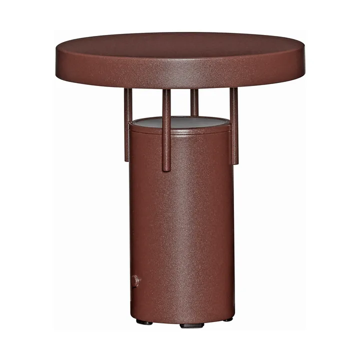 BringMe portable table lamp - Metallic burgundy, mini 20 cm - Hübsch