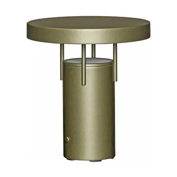 BringMe portable table lamp - Metallic dark green, mini 20 cm - Hübsch Interior