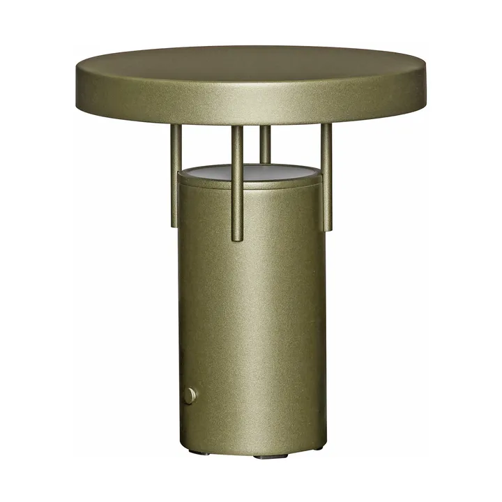 BringMe portable table lamp - Metallic dark green, mini 20 cm - Hübsch