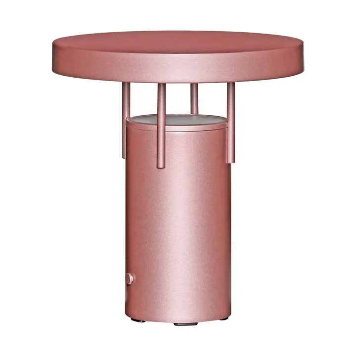 BringMe portable table lamp - Metallic pink, mini 20 cm - Hübsch