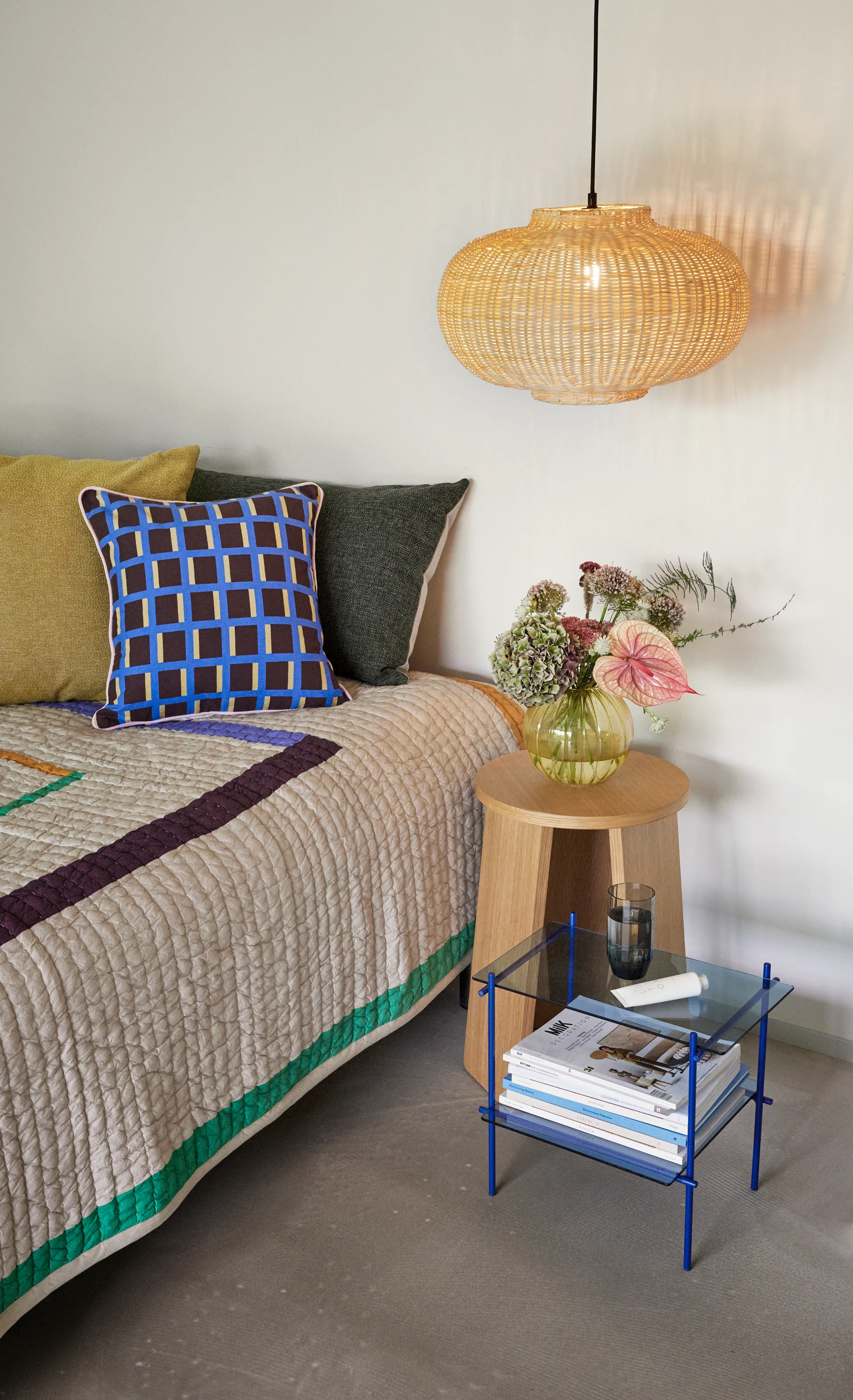 Chand Ellipse pendant, Natural Hübsch Interior