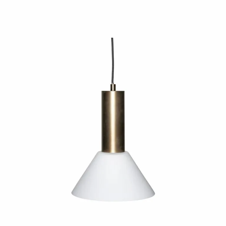 Contrast ceiling lamp 28 cm, Brass-white Hübsch Interior