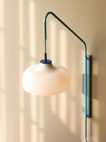 Current wall lamp - Light blue - Hübsch Interior