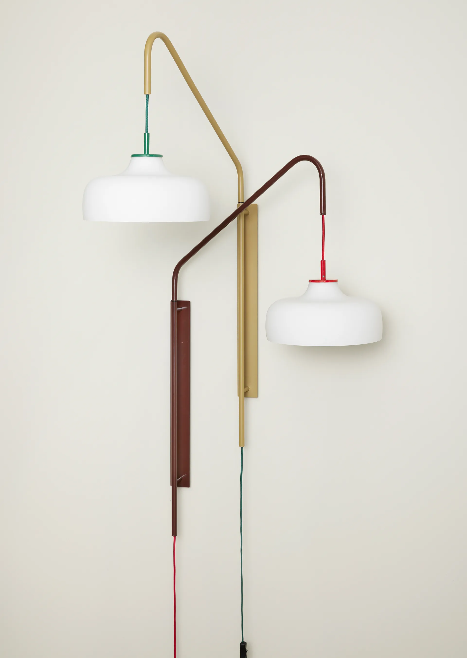 Current wall lamp, Red Hübsch Interior