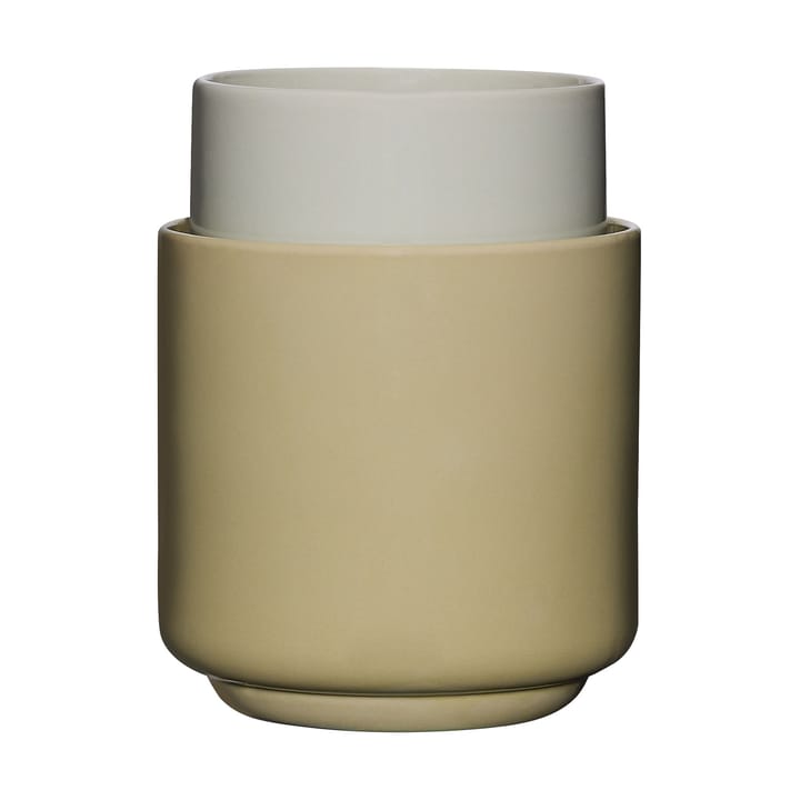 Deux pot set 2 delar - Light green-sand - Hübsch