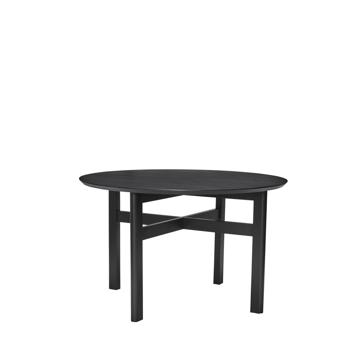 Hübsch Fjord dining table o120x75 cm Black | Scandinavian Design | Dining tables | Black