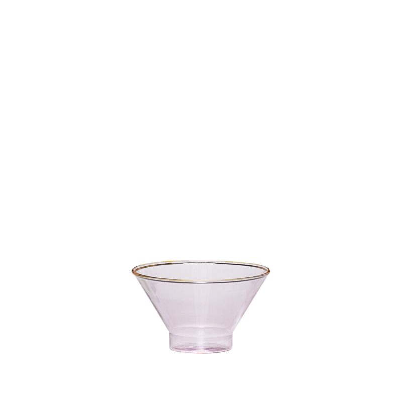Hübsch Flora bowl o12 cm Pink | Scandinavian Design | Serving bowls | Pink