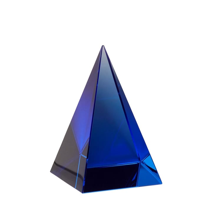 Glass Pyramid - Blue - Hübsch